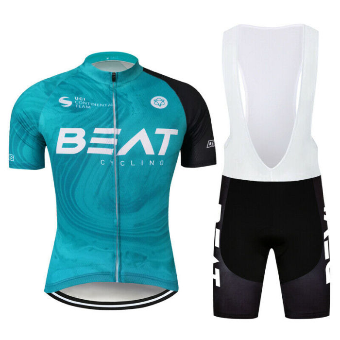 2021 Men's Cycling Clothing Bicycle Cycling Jerseys Bib Shorts Set Short Shirt Pants