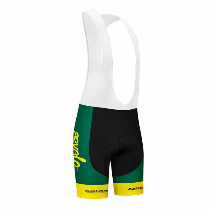 2021 Green Men's MTB Cycling Jersey Breathable Bike Clothing Bib Shorts Set Uniforms