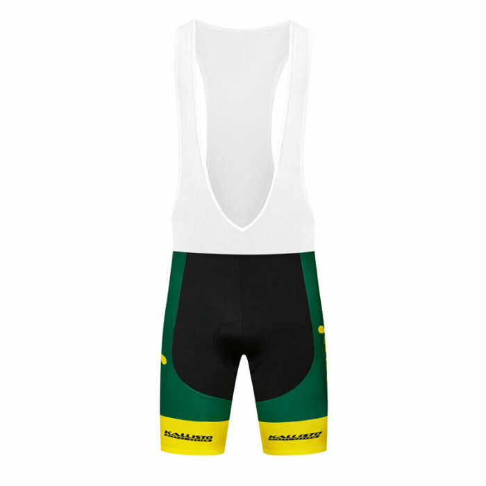 2021 Green Men's MTB Cycling Jersey Breathable Bike Clothing Bib Shorts Set Uniforms