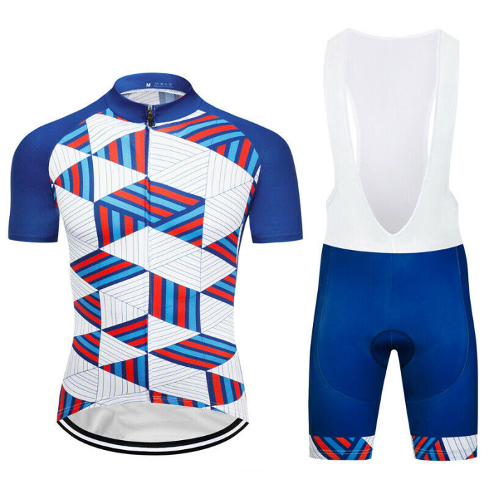 2021 Unique Cycling Clothing Set Men's Bike Jersey Bib Shorts Kits Shirt Pants Suits