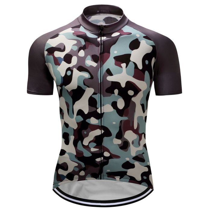 2021 Men Cycling Jersey Shirt Bike Bib Shorts Short Set Camouflage Team Clothing Kits