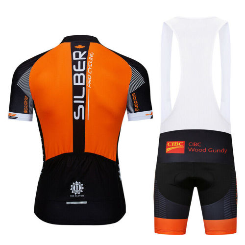 2021 New Mens Team Short Sleeve Jersey Bib Shorts Set Racing Outfits Kits Clothing