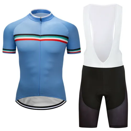 2021 Mens Cycling Jerseys Tops Cycling Bib Shorts Set Racing Outdoor Biking Garments