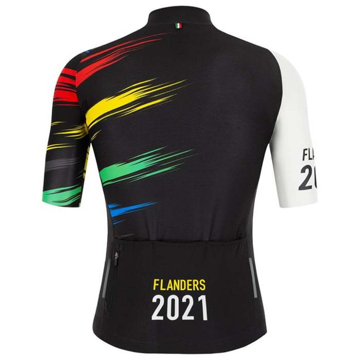 FLANDERS 2021 UCI CHAMPION SET (2 PIECES) BLACK - MULTICOLOURED