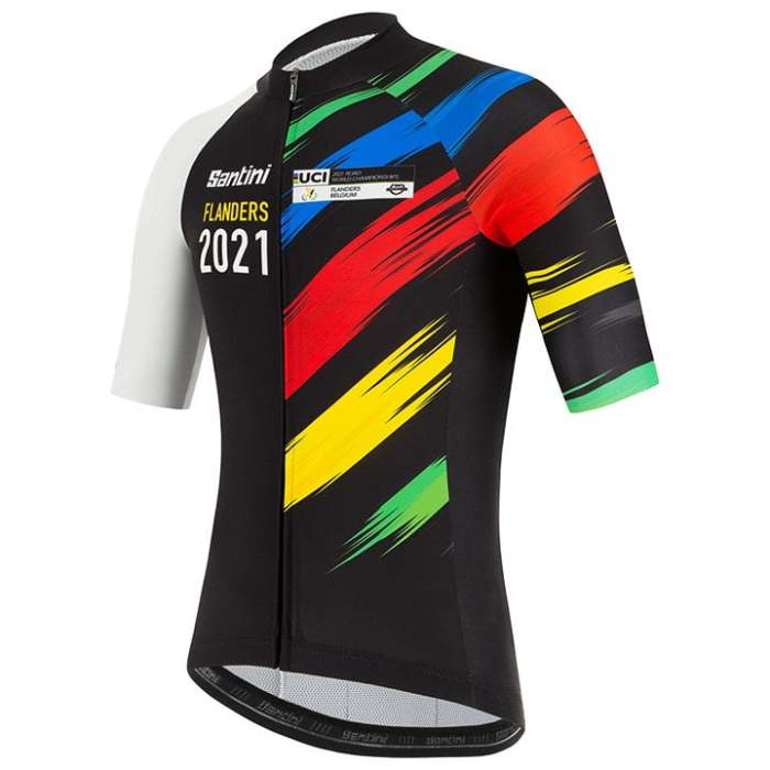 FLANDERS 2021 UCI CHAMPION SET (2 PIECES) BLACK - MULTICOLOURED