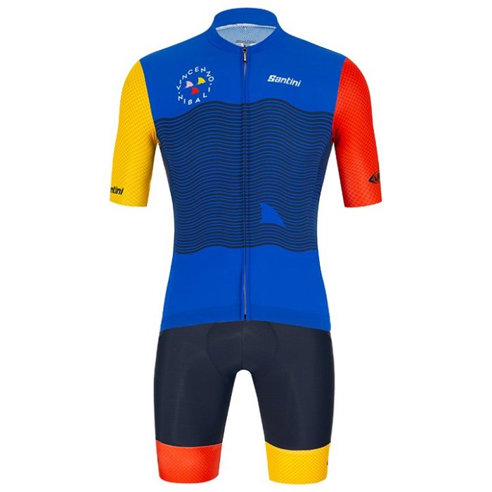 SANTINI VINCENZO NIBALI 2021 SET (2 PIECES) BLUE