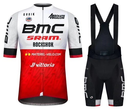 2021 BMC Sram Rockshox Cycling Jersey And Bib Shorts Set