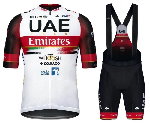 2021 Team UAE Cycling Jersey And Bib Shorts Set