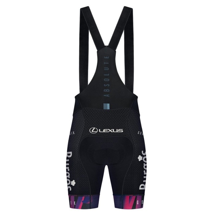 2021 Burgos Alimenta Pink Cycling Jersey And Bib Shorts Set