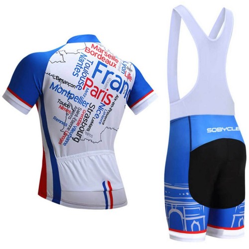 2018 France pro Men's cycling Jersey Kits