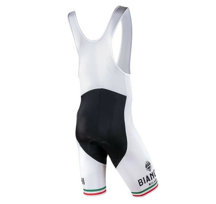 2021 Bianchi Milano Codigoro White Cycling Jersey And Bib Shorts Set