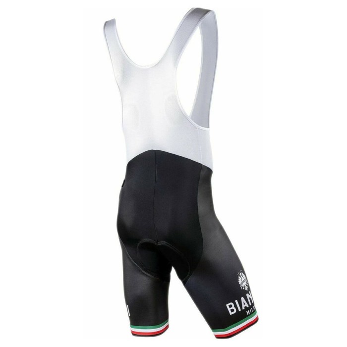 2021 Bianchi Milano Isalle Black Cycling Jersey And Bib Shorts Set