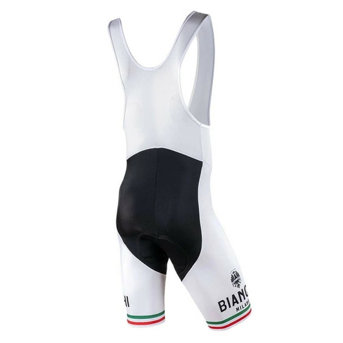 2021 Bianchi Milano Isalle White Cycling Jersey And Bib Shorts Set