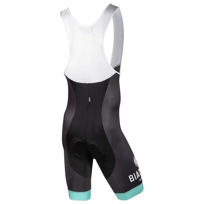 2021 Bianchi Milano Fanaco Black Cycling Jersey And Bib Shorts Set