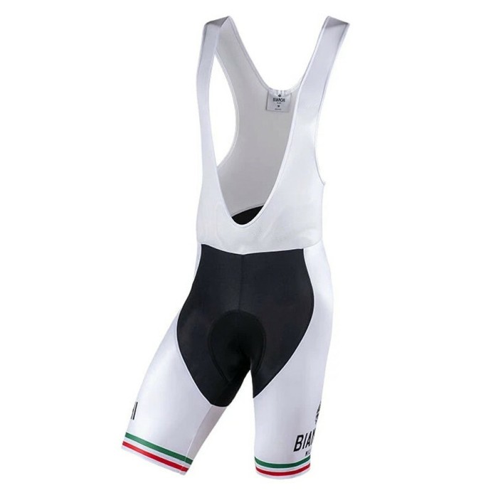 2021 Bianchi Milano Isalle White Cycling Jersey And Bib Shorts Set