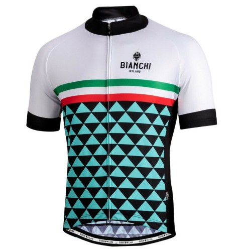 2021 Bianchi Milano Codigoro White Cycling Jersey And Bib Shorts Set