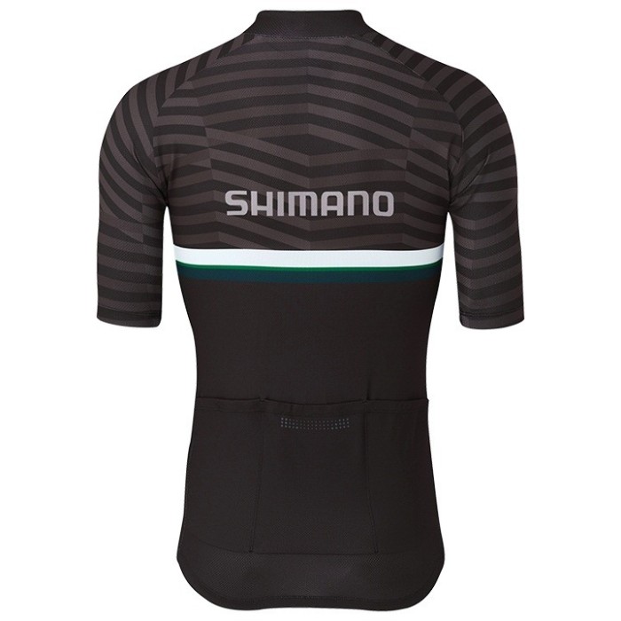 2020 Shimano Team Black Cycling Jersey And Bib Shorts Set