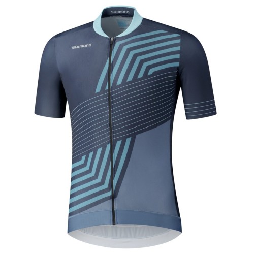 2021 Shimano Kita Navy Cycling Jersey And Bib Shorts Set