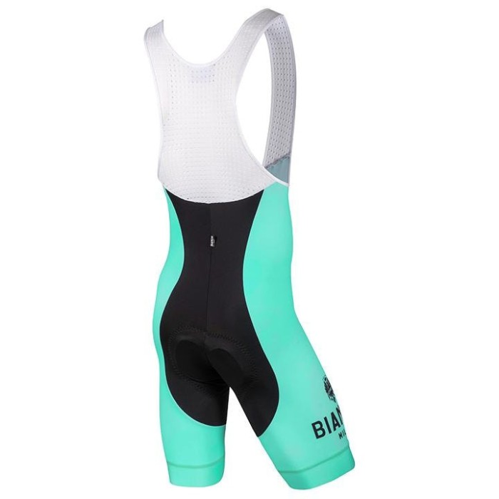 2021 Bianchi Milano Fanaco Green Cycling Jersey And Bib Shorts Set