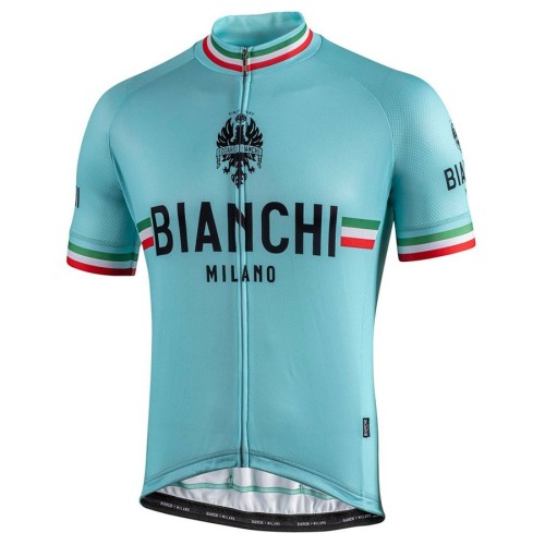 2021 Bianchi Milano Isalle Green Cycling Jersey And Bib Shorts Set