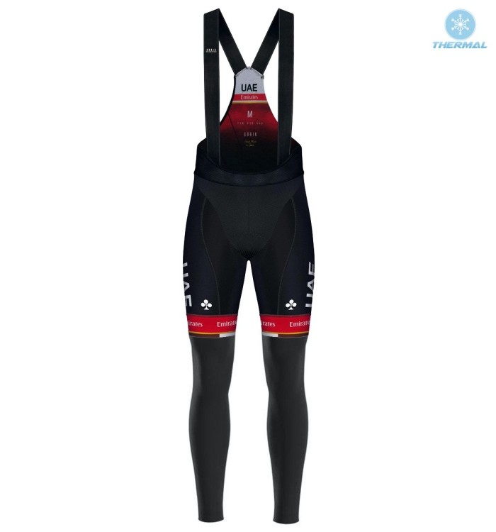 2021 Team UAE Thermal Cycling Jersey And Bib Pants Set