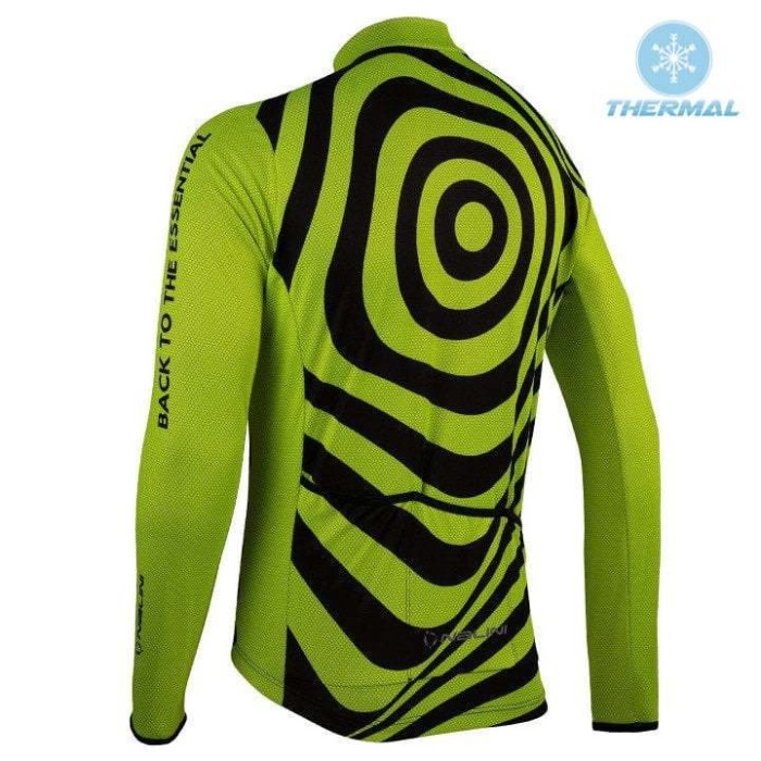 2021 Nalini Coffee Yellow Thermal Cycling Jersey And Bib Pants Set