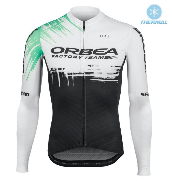 2021 Orbea Factory Team Thermal Cycling Jersey And Bib Pants Set