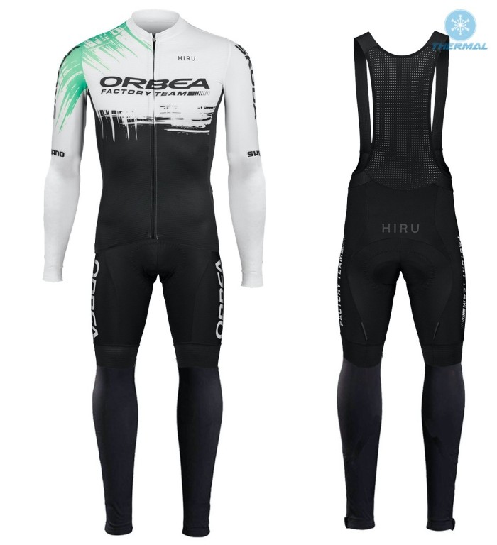 2021 Orbea Factory Team Thermal Cycling Jersey And Bib Pants Set