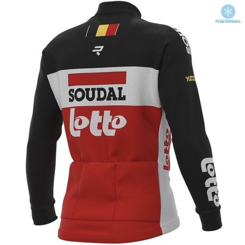 2021 Lotto Soudal Team Thermal Cycling Jersey And Bib Pants Set