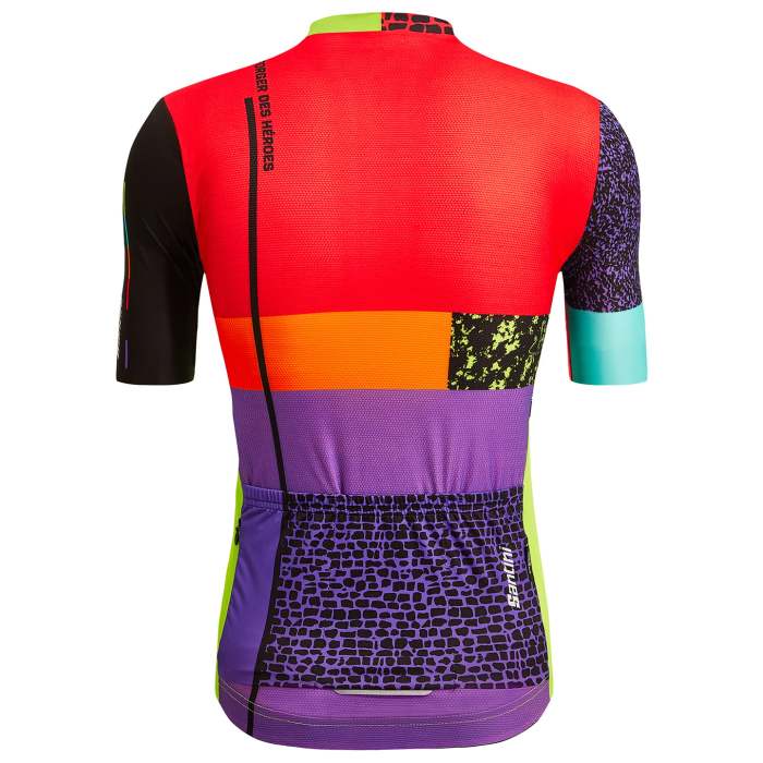 SANTINI PARIS- ROUBAIX FORGER DES HEROES 22 SET (2 PIECES) BLACK - RED - YELLOW