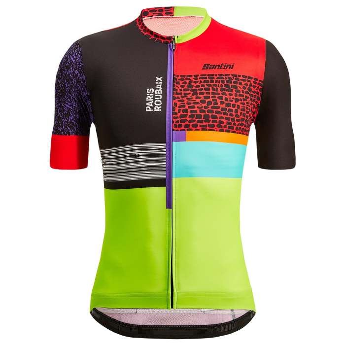 SANTINI PARIS- ROUBAIX FORGER DES HEROES 22 SET (2 PIECES) BLACK - RED - YELLOW