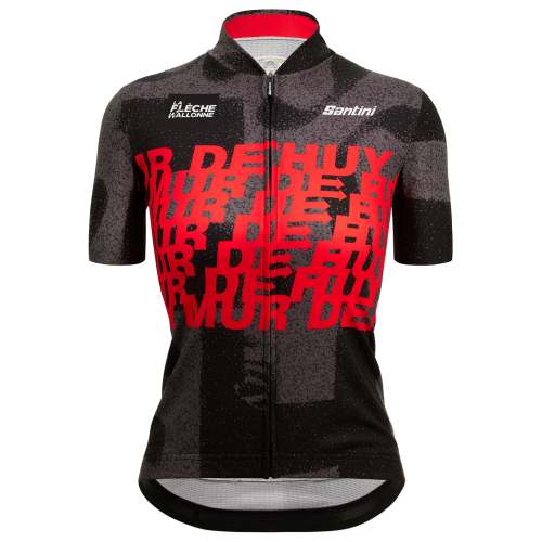 SANTINI LA FLÈCHE WALLONNE 2022 WOMEN'S SET (2 PIECES) BLACK - RED