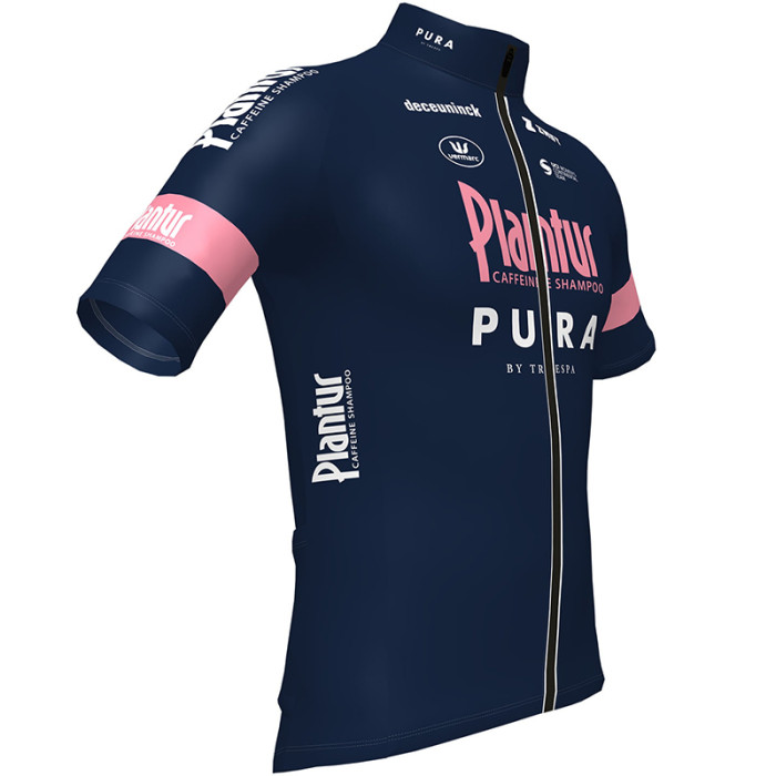 PLANTUR-PURA Cycling SHORT SLEEVE JERSEY And BIB SHORTS 2022 DARK BLUE