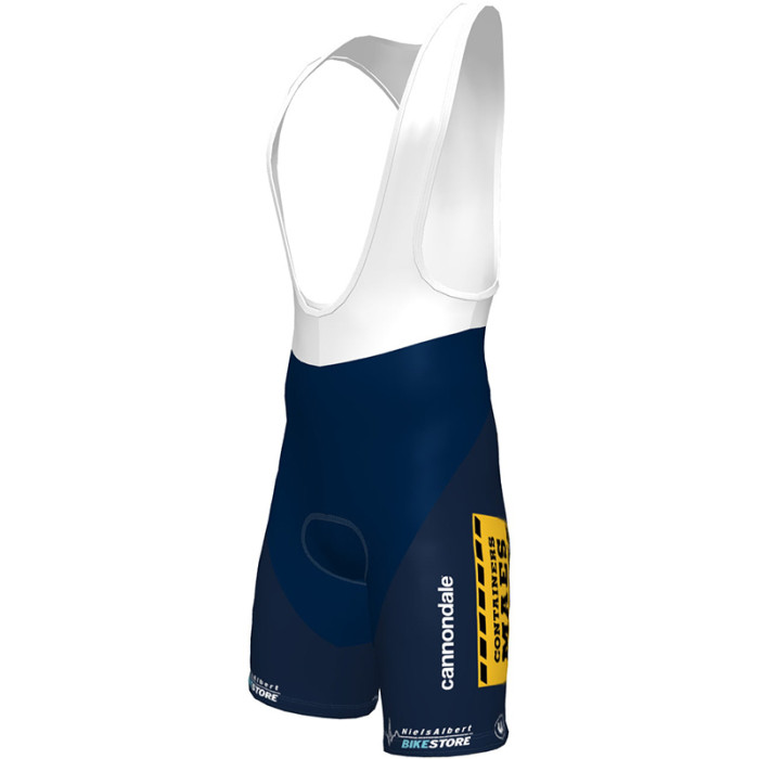 DESCHACHT - HENS - MEAS SHORT SLEEVE JERSEY And BIB SHORTS 2022 DARK BLUE - YELLOW