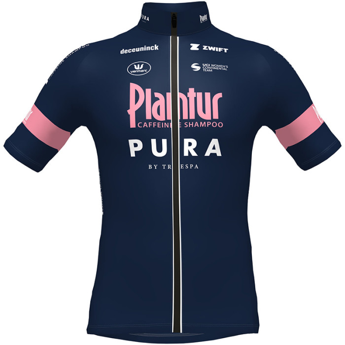 PLANTUR-PURA Cycling SHORT SLEEVE JERSEY And BIB SHORTS 2022 DARK BLUE