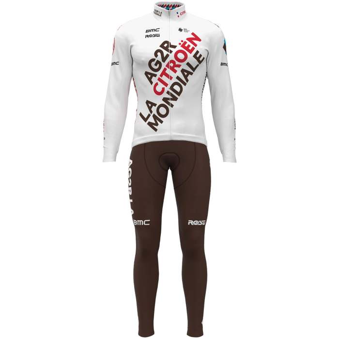 AG2R CITROËN TEAM 2022 SET (2 PIECES) WHITE - MAROON - RED