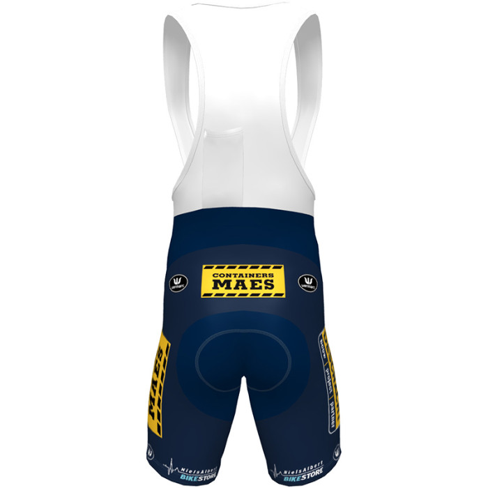 DESCHACHT - HENS - MEAS SHORT SLEEVE JERSEY And BIB SHORTS 2022 DARK BLUE - YELLOW