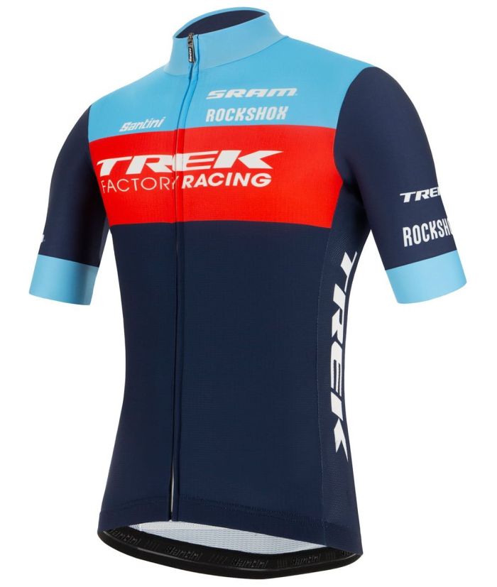 2022  Team Trek Factory Racing XC Cycling Short Sleeve Jersey And Bib Shorts Set - professional cycling