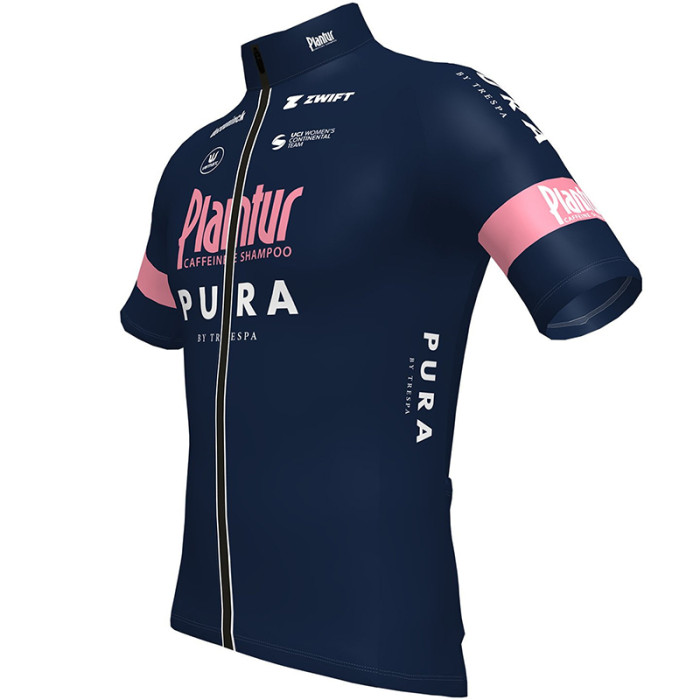 PLANTUR-PURA Cycling SHORT SLEEVE JERSEY And BIB SHORTS 2022 DARK BLUE