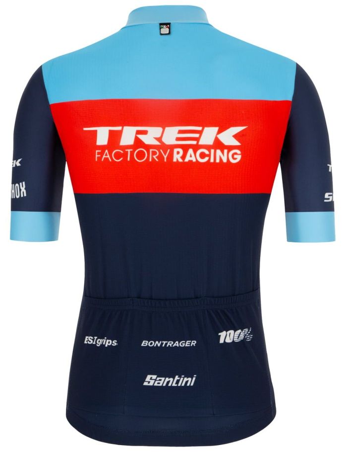 2022  Team Trek Factory Racing XC Cycling Short Sleeve Jersey And Bib Shorts Set - professional cycling