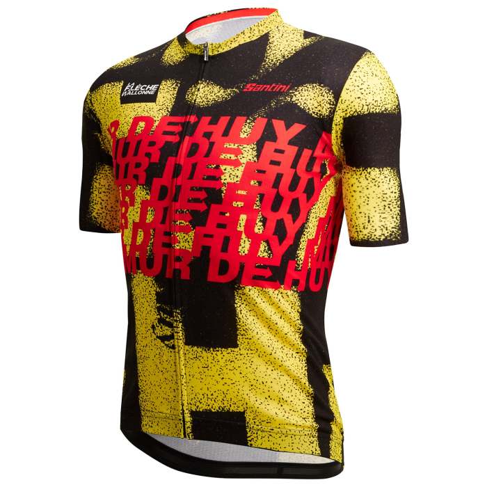 SANTINI LA FLÈCHE WALLONNE 2022 SET (2 PIECES) BLACK - RED - YELLOW