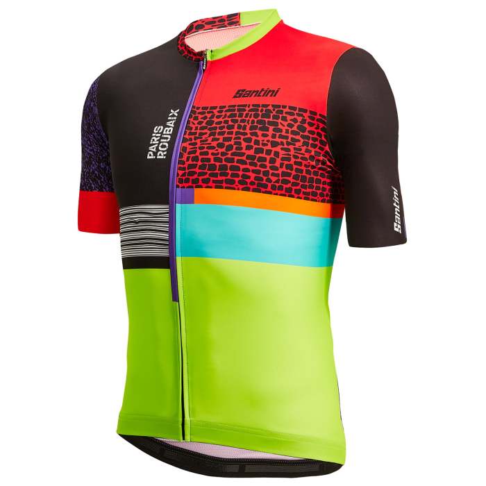 SANTINI PARIS- ROUBAIX FORGER DES HEROES 22 SET (2 PIECES) BLACK - RED - YELLOW