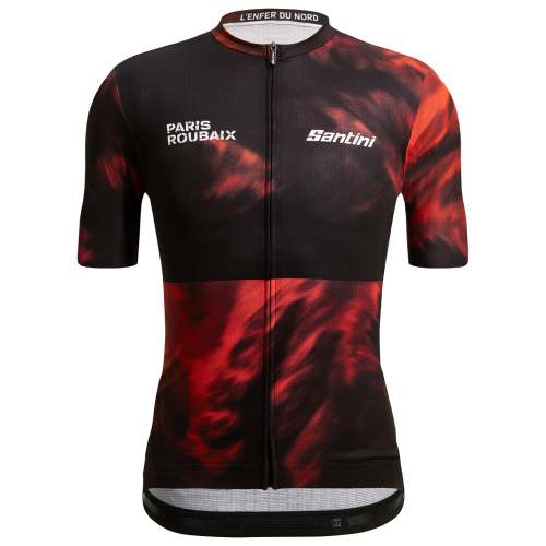 SANTINI PARIS- ROUBAIX ENFER DU NORD 2022 SET (2 PIECES) BLACK - RED