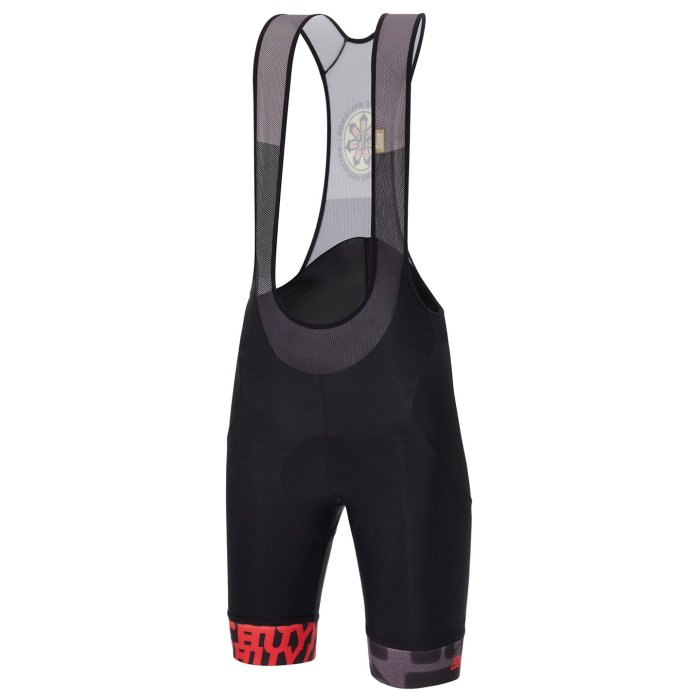 SANTINI LA FLÈCHE WALLONNE 2022 WOMEN'S SET (2 PIECES) BLACK - RED