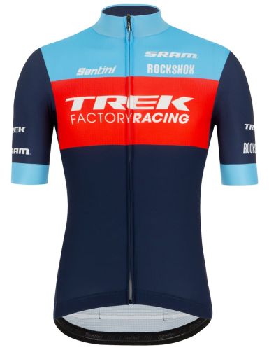 2022  Team Trek Factory Racing XC Cycling Short Sleeve Jersey And Bib Shorts Set - professional cycling