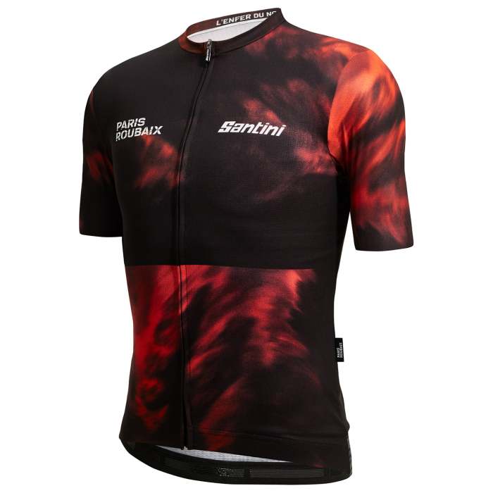 SANTINI PARIS- ROUBAIX ENFER DU NORD 2022 SET (2 PIECES) BLACK - RED