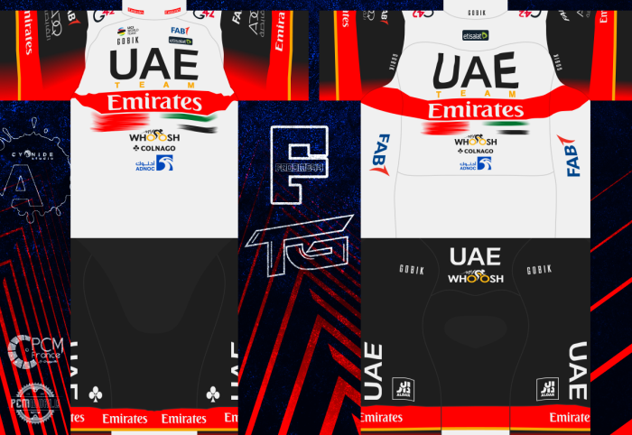 UAE Team Emirates [UAD] 2022 Cycling Jersey And Bib Shorts