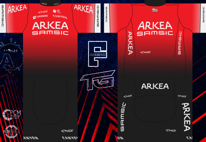 Team Arkea - Samsic [ARK] 2022 Cycling Jersey And Bib Shorts