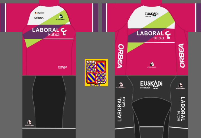 Laboral Kutxa [LKU] 2022 Cycling Jersey And Bib Shorts