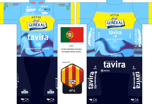 Atum General / Tavira / AP Maria Nova Hotel [ATM] 2022 Cycling Jersey And Bib Shorts